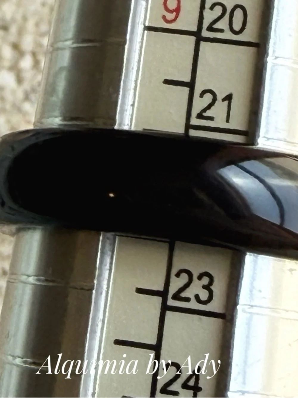 MINIMALIST + Black Carved onyx STONE Ring band